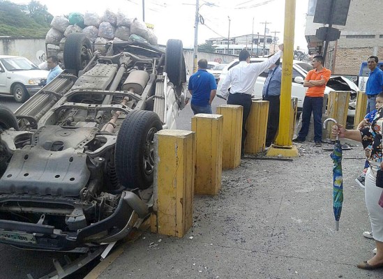 Honduras: Un herido deja accidente en Comayagüela