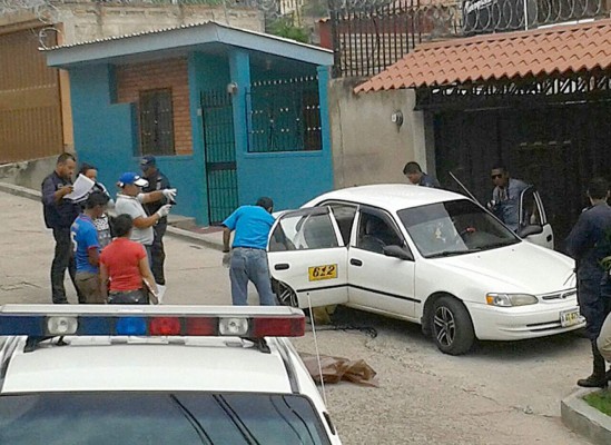 Matan a conductor de taxi en la colonia Monterrey de Comayagüela