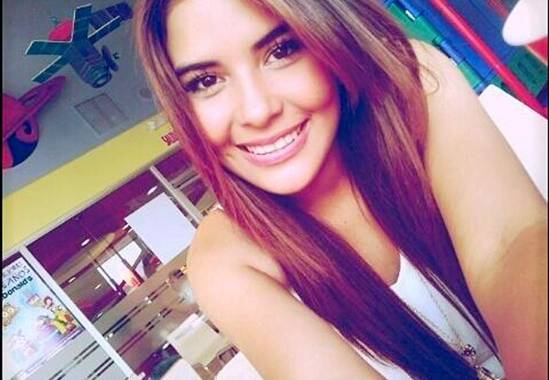 Selfie de Miss Honduras Mundo, María José Alvarado.