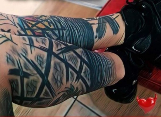 Las espeluznantes imágenes de Carol Praddo, 'la mujer diablo'&nbsp;&nbsp;