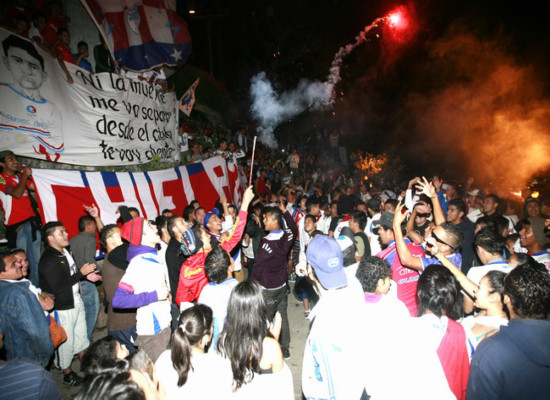 El hincha lo vivió a su estilo