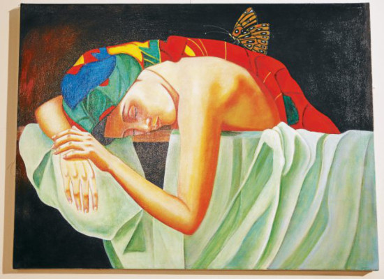 Los sueños de Dinora Cruz en exposición pictórica