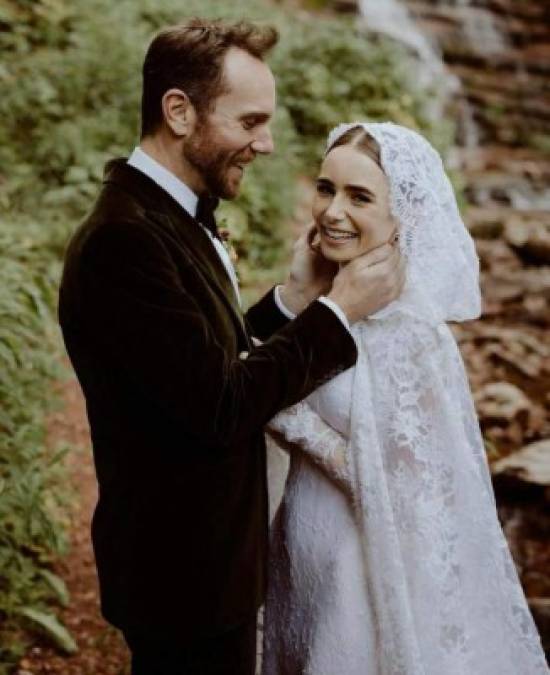 'Un cuento de hadas': Lily Collins comparte las primeras imágenes de su boda
