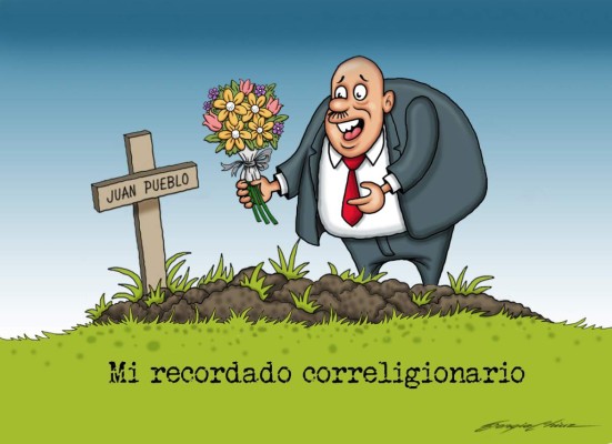 Flores para sus votantes