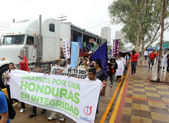 Una oración por la Paz en Honduras