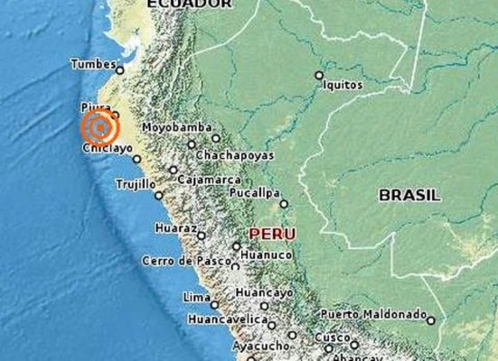 Sismo de 6.3 sacudió parte de Perú