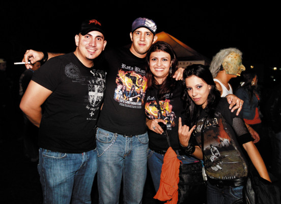 Tegucigalpa roqueó con Rata Blanca