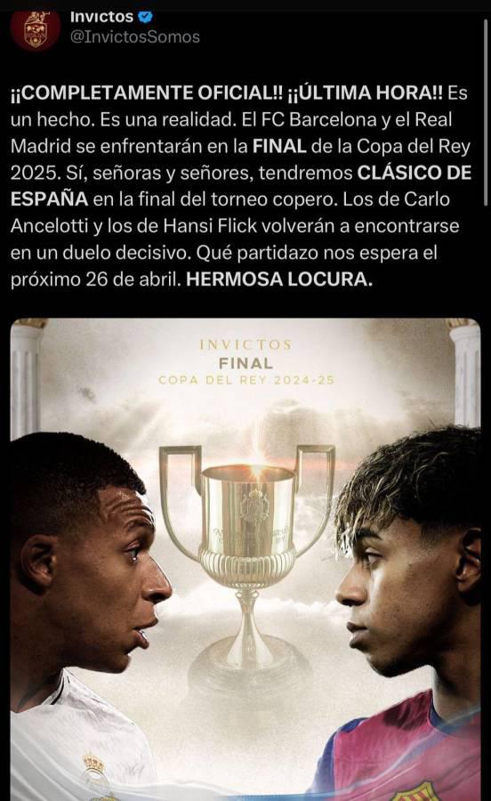 Lo que dicen los periodistas sobre final Real Madrid vs Barcelona; Se hacen pipí en los pantalones