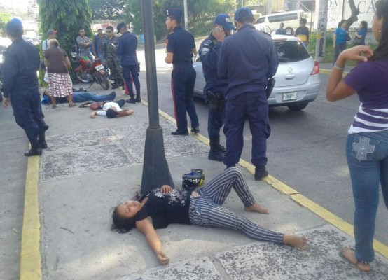 Tres heridos en accidente en Toncontín