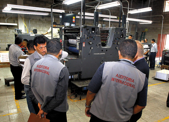 Honduras: Inicia producción de material electoral