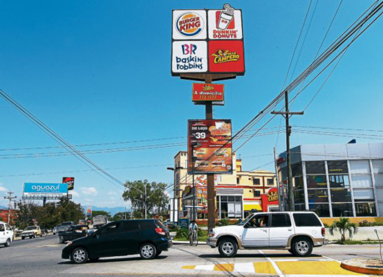 En auge zonas comerciales de Comayagua