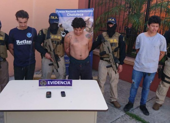 Capturan a tres integrantes de la banda criminal 'Los Colombianos” en Choluteca