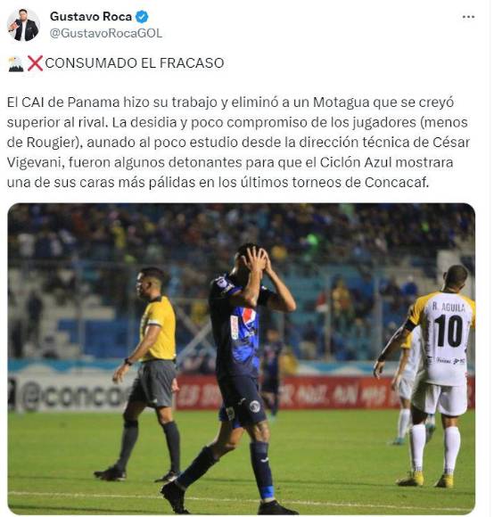 ”Es un fracaso”, “no compitió”, “Panamá está mejor”: prensa hondureña reacciona a eliminación del Motagua