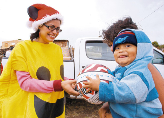Inesperada visita en Altos de la Laguna