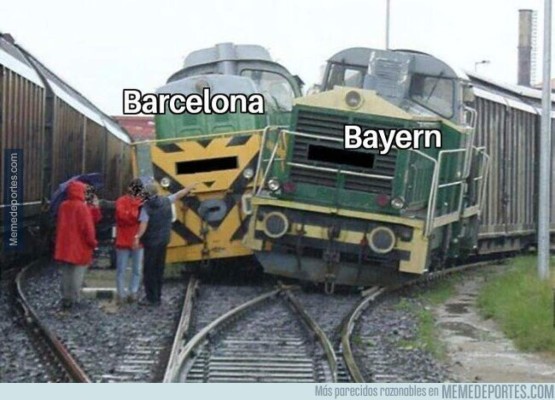 Con memes terminan de destrozar al Barcelona tras goleada del Bayern Múnich