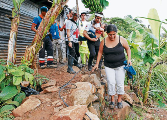 Los desastres dejados por las lluvias en Tegucigalpa y Comayagüela