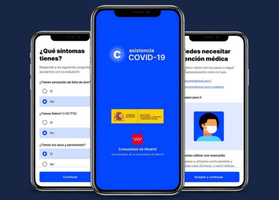 Madrid lanza una app para evaluar síntomas del coronavirus&nbsp;&nbsp;