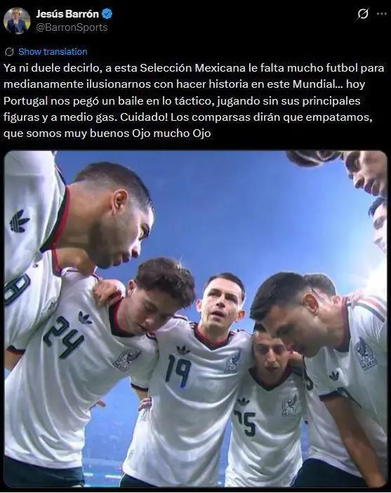 La reacción de la prensa luego del resultado de México ante Portugal: Una vergüenza