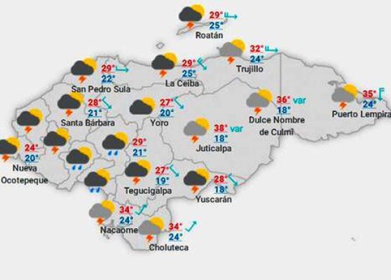 Onda tropical dejará lluvias en Honduras