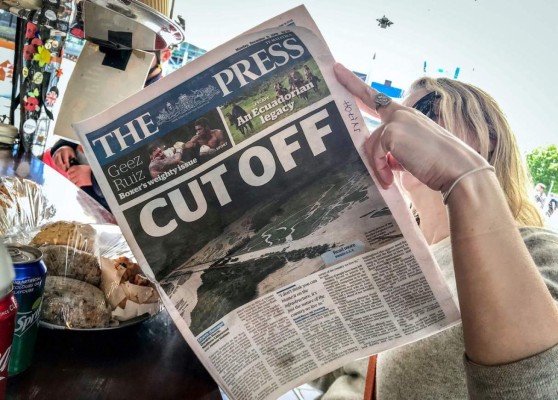 Las impresionantes imágenes de la erupción de volcán en Nueva Zelanda