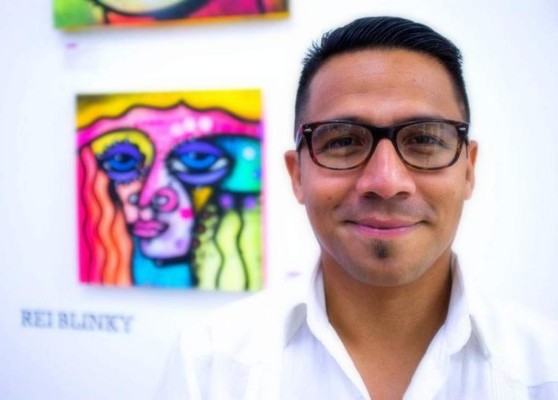 Pintor hondureño presenta sus obras en Miami