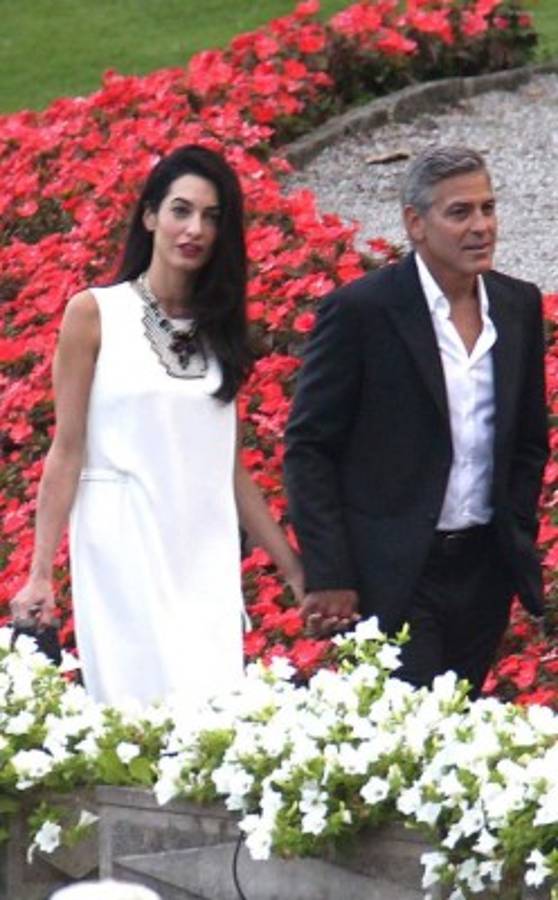 George Clooney agasaja a su futura suegra