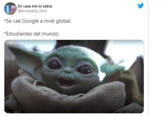 Los inesperados memes que dejó la caída mundial de Google