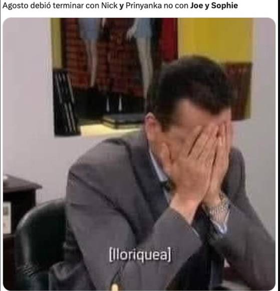 Joe Jonas y Sophie Turner ponen fin a su matrimonio y las redes explotan con memes