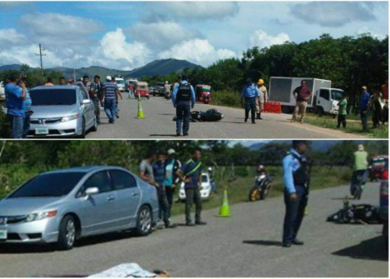 Madre e hijo pierden la vida al impactar con su moto en un autobús