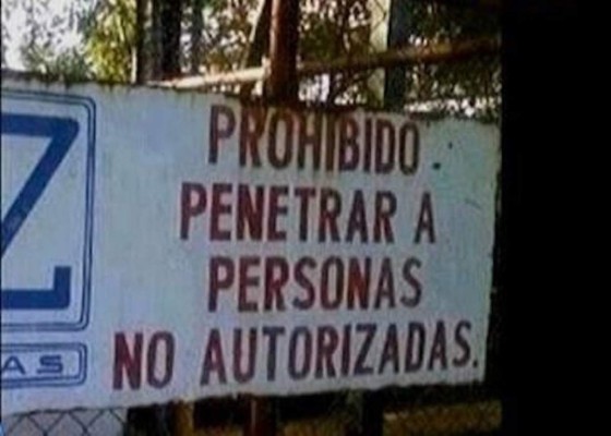 Rotúlos doble sentido