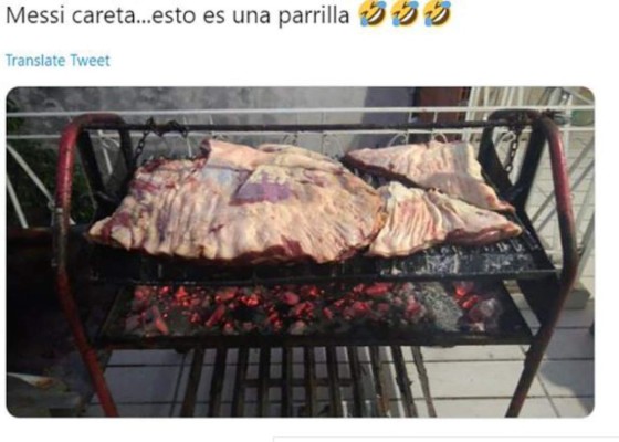 Los memes más divertidos de la lujosa parrilla de Messi