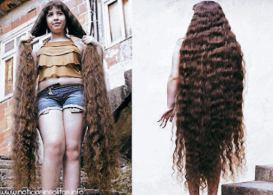 La Rapunzel brasileña decide cortarse el cabello