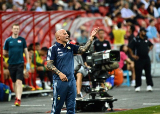 Argentina logró su segundo triunfo en la era Sampaoli al vencer a Singapur