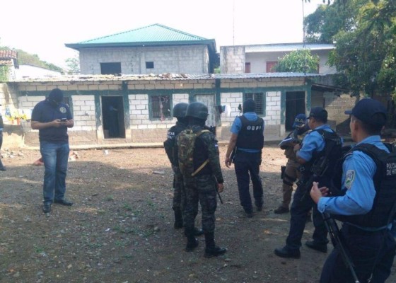 Capturas y decomisos en allanamientos realizados en Comayagua
