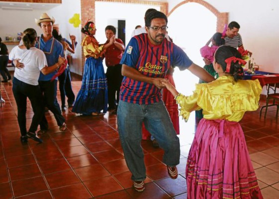 Amena tarde deportiva entre papás