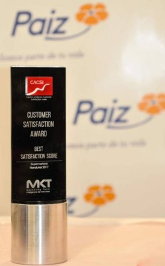  Supermercados Paíz recibe premio internacional por satisfacción al consumidor