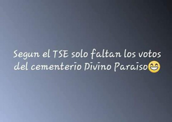 Los memes un día después de las elecciones generales en Honduras