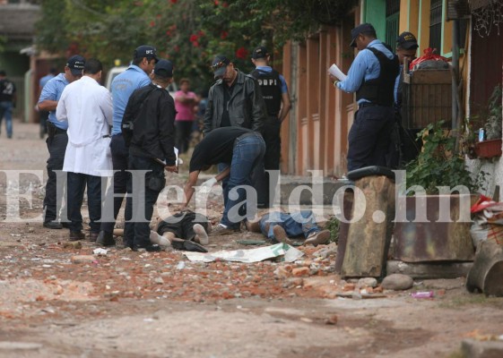 Matan a dos hombres en colonia San Miguel de la capital de Honduras