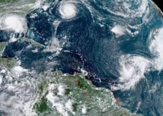 Siga en vivo la trayectoria del huracán Teddy