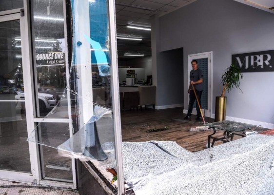 Imágenes de la llegada del huracán Sally a Gulf Shores, Alabama&nbsp;&nbsp;