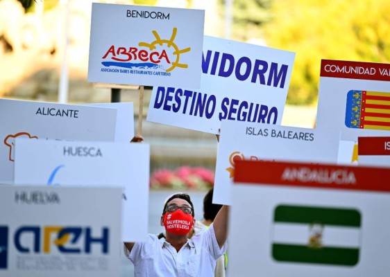 Restaurantes y discotecas en España piden 'socorro' por el coronavirus (FOTOS)&nbsp;&nbsp;