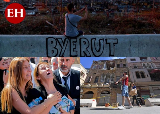 FOTOS: Tras explosión, libaneses huyen del dolor, la corrupción y la crisis política