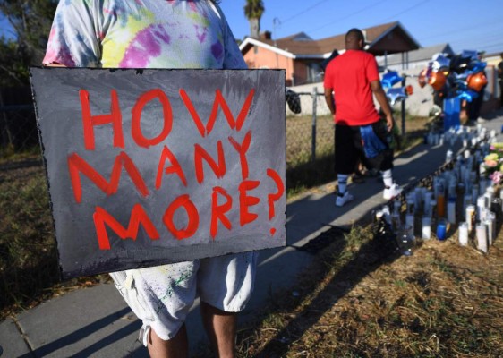 Protestas en Los Ángeles tras muerte de afroamericano a manos de la policía&nbsp;&nbsp;