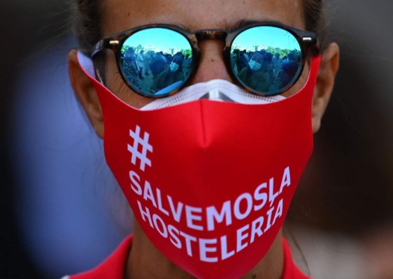 Restaurantes y discotecas en España piden 'socorro' por el coronavirus (FOTOS)&nbsp;&nbsp;