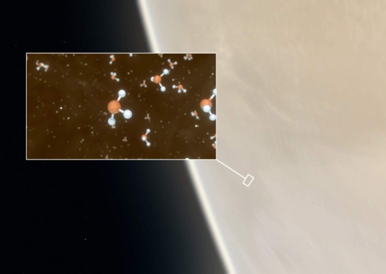 El gas fue detectado mediante la observación de la atmósfera venusiana con la ayuda de dos radiotelescopios. Foto AFP.