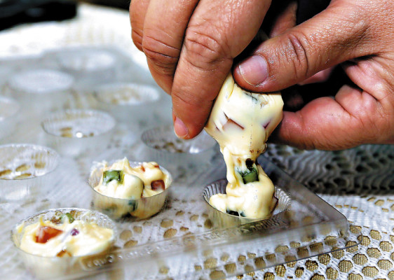 Una pequeña fábrica de chocolates