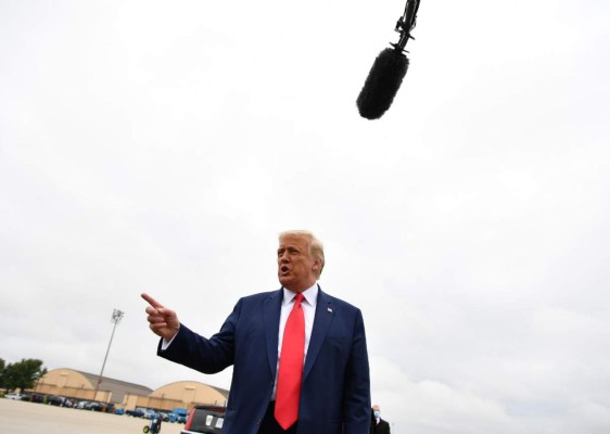 FOTOS: El viaje de Trump a Kenosha, foco de tensiones raciales en EEUU  