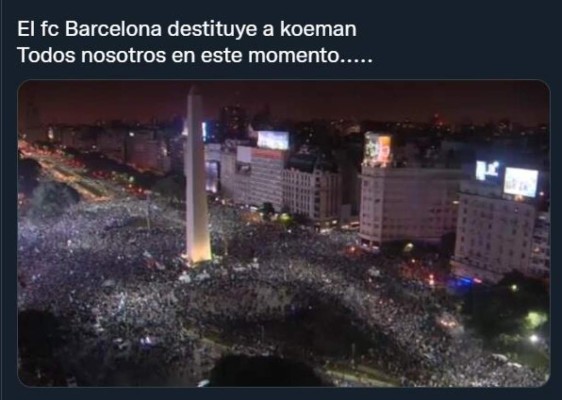 ¡Letales! Los memes que dejó la salida de Koeman del Barcelona