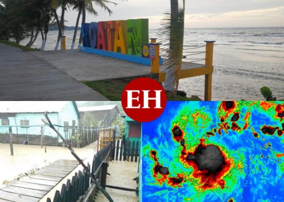 Las imágenes que dejó el paso de Nana por el territorio hondureño  