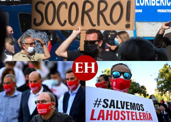 Restaurantes y discotecas en España piden 'socorro' por el coronavirus (FOTOS)&nbsp;&nbsp;